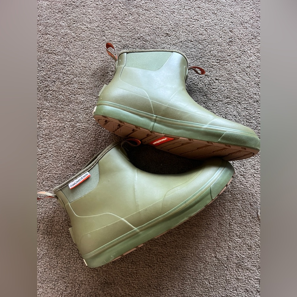 Grundens (similar to extra tuff boots) men’s boots